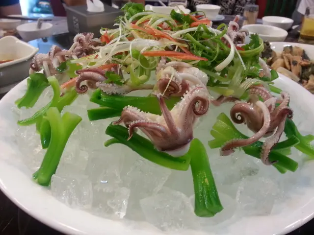 凍鎮芥蘭尤魚頭