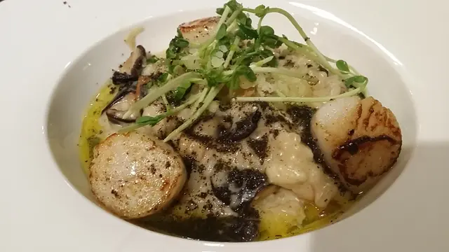 帶子野菌意大利飯