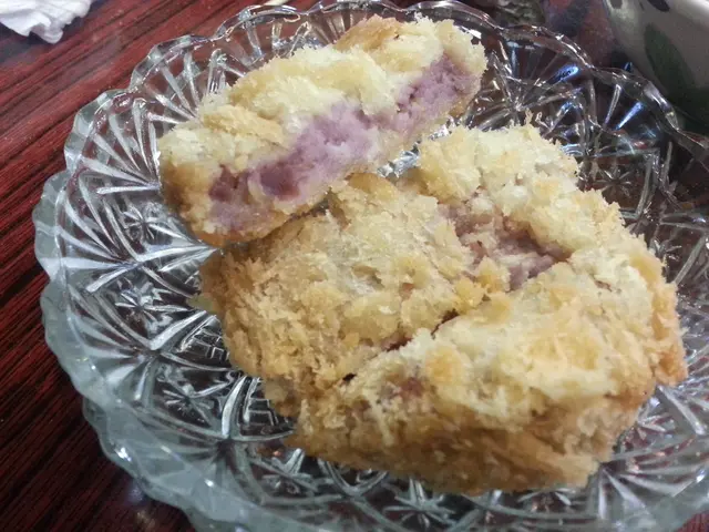 紫芋栗子薯餅