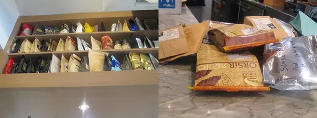 各式各樣的咖啡豆