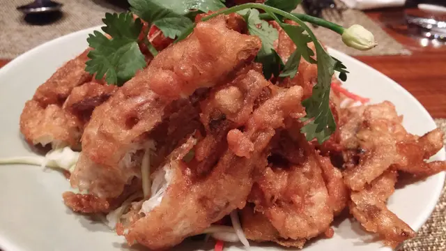 軟殻蟹太油, 又不像在吃軟殻蟹