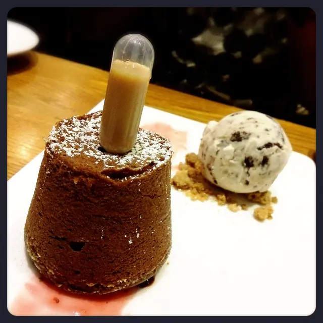 朱古力心太軟 (配Baileys酒)