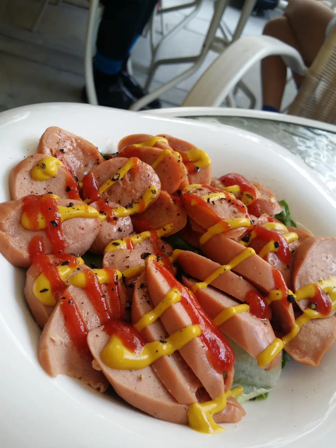 杂肠拼盘(杂肠定义是至少有两三款肠吧～但成碟都系得一种,味道一般)