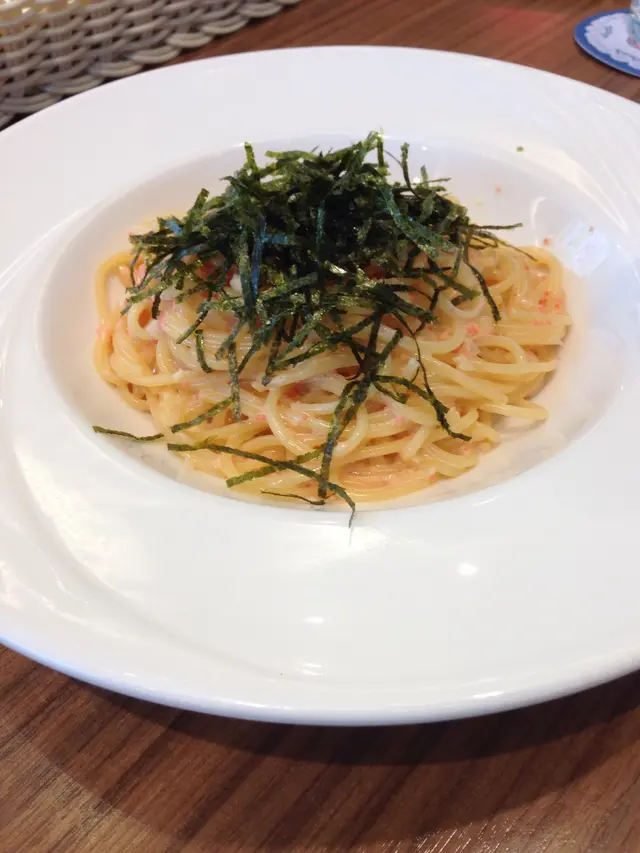 醬汁調教得剛好，每條義大利麵又可包裹著明太子醬汁，味道不會太鹹，好味。