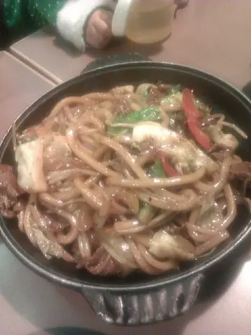 牛肉炒乌冬