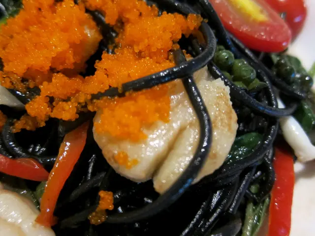 上面的海鮮份量十足