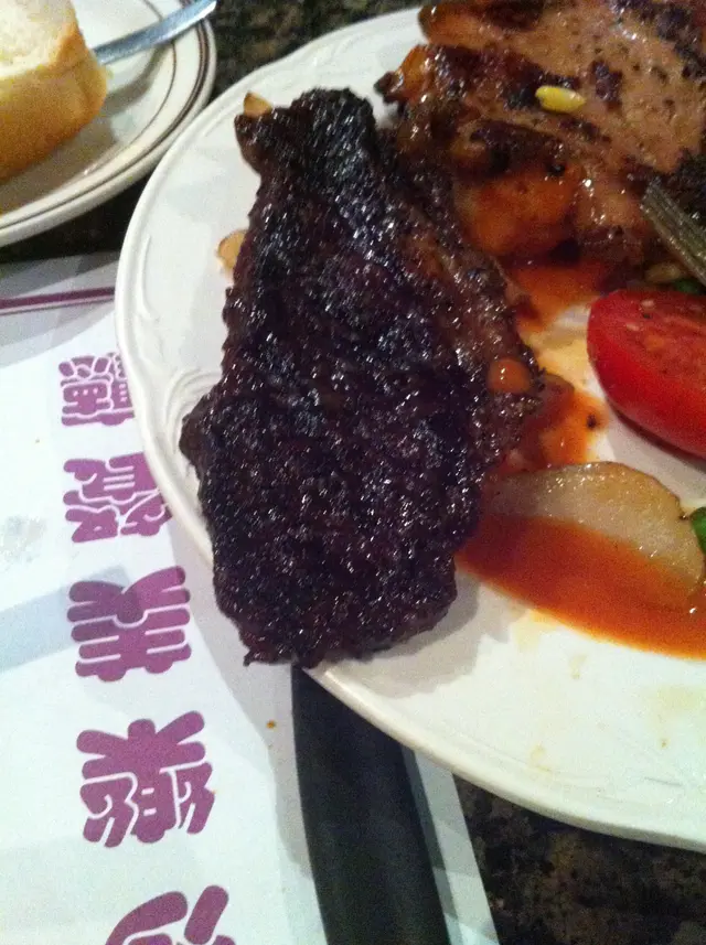 A餐牛扒是否太燶