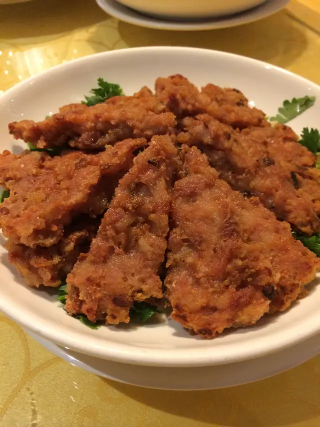 百花馬友蝦膠煎肉餅