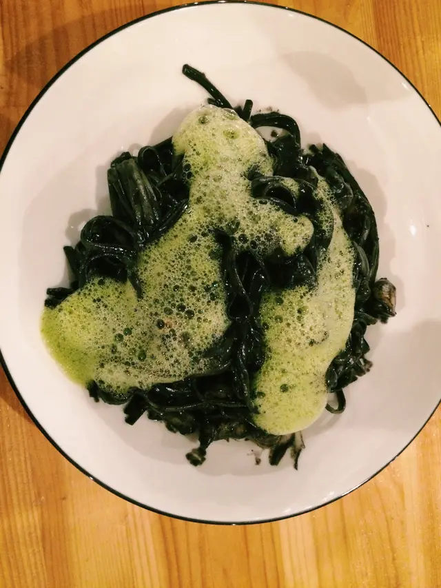 Shrimp （原本：risotto,但因賣光了改成扁意粉