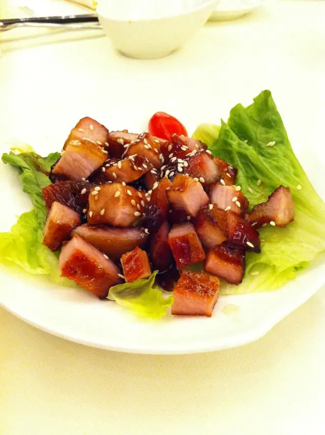 蜜汁燒黑豚肉