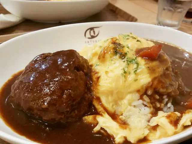 咖喱漢堡蛋包飯