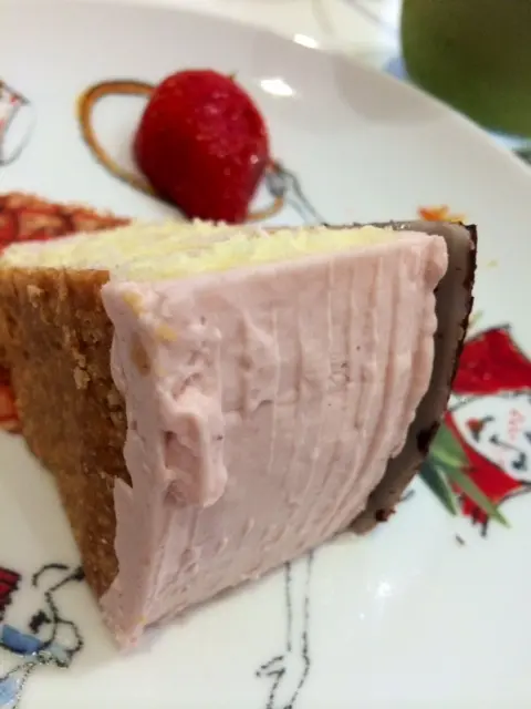 迷人的粉紅mousse
