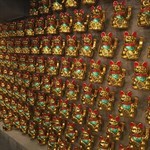 Wall of Lucky Cats