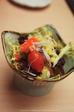 松葉蟹野菜沙律