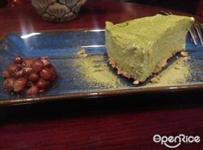 綠茶芝士蛋糕 - 銅鑼灣的西村咖啡室