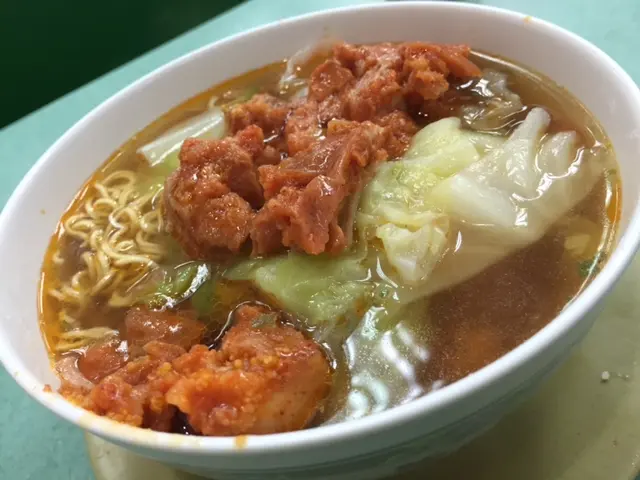 五香肉丁公仔麵