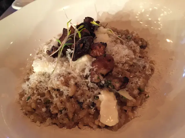 Mushroom & Smoked Mozzarella Risotto