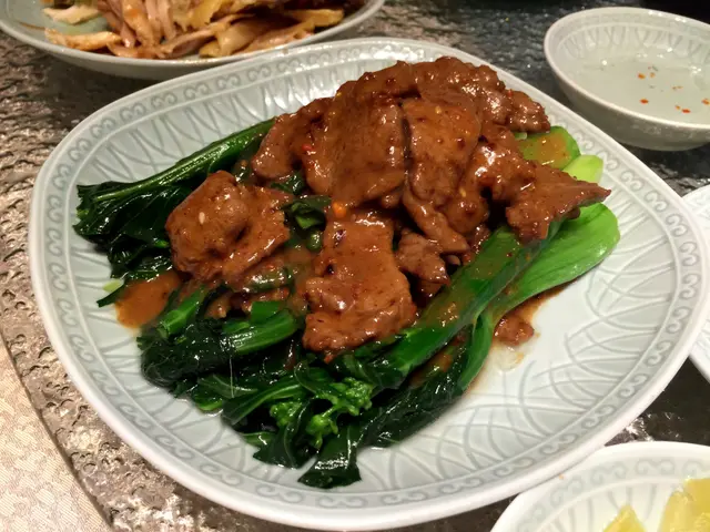 沙爹牛肉芥蘭