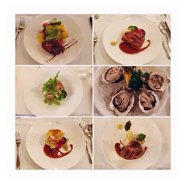 生蠔,煎鵝肝,羊架,Parma Ham