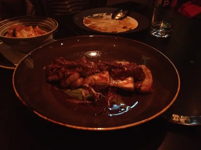 Grilled pork belly
