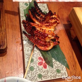 魷魚鬚串燒 - 沙田的德美壽司
