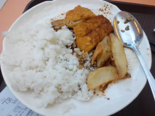 只有半份豬扒(3小塊)