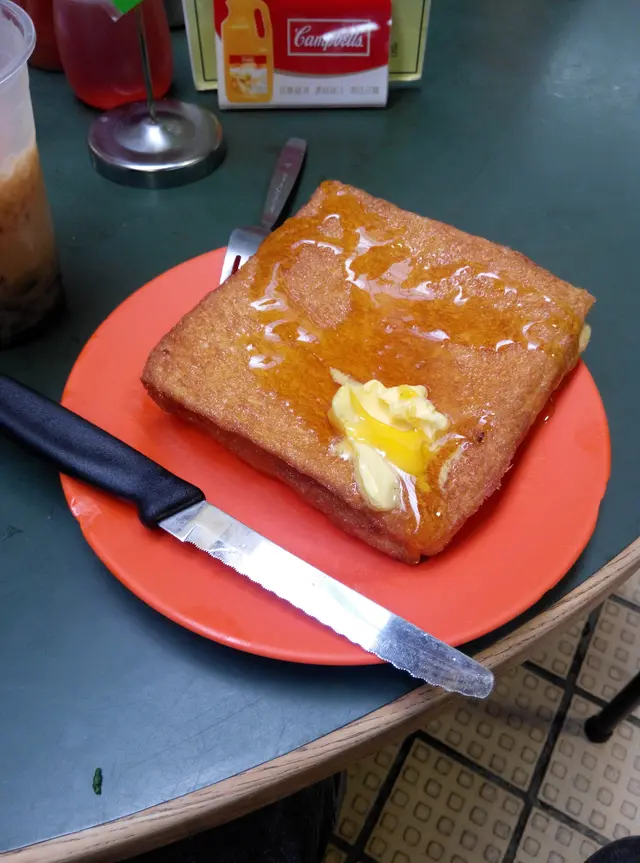 煎得好香好靚好，糖漿牛油分量適中