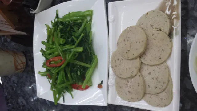泰式炒通菜、扎肉