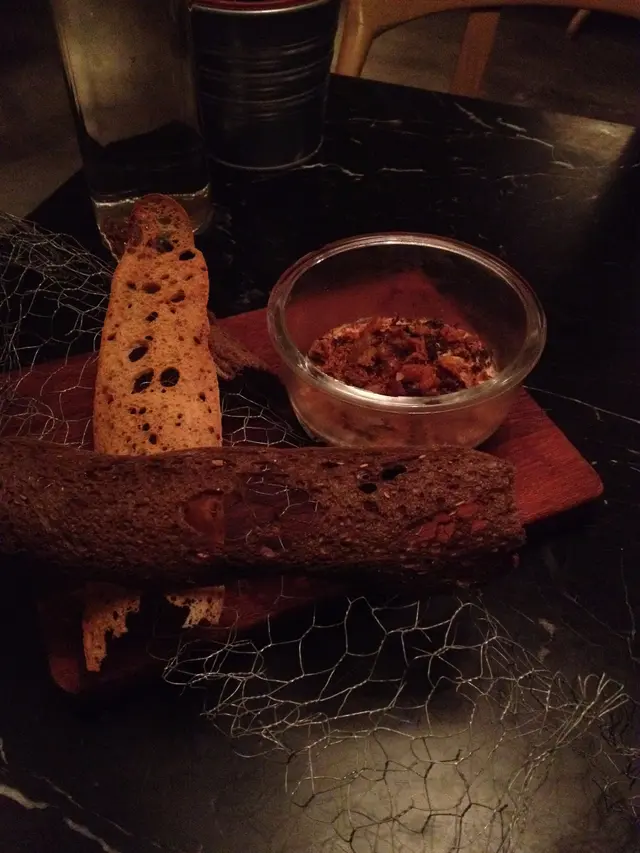 Duck liver parfait, rillettes, five spice seasoning, crispy skin, long toast