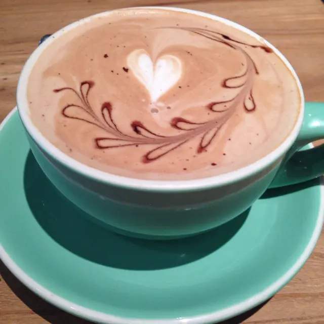 加錢補差價點的, 拉花令人賞心悅目 :)