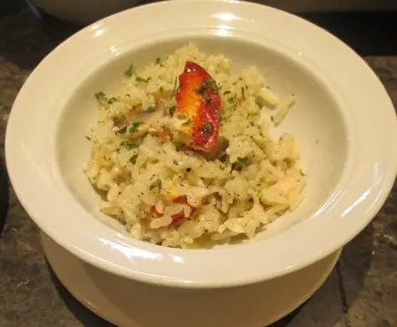 意大利飯口感偏軟, 且有點溜滯