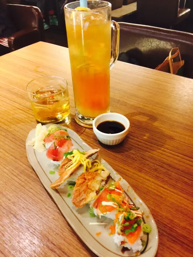 雜錦壽司＋梅酒