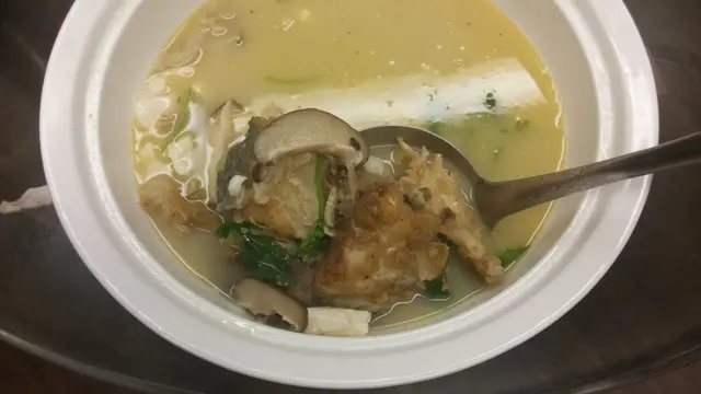 魚骨大大件，實是用到龍躉骨煲熬，鮮味十足