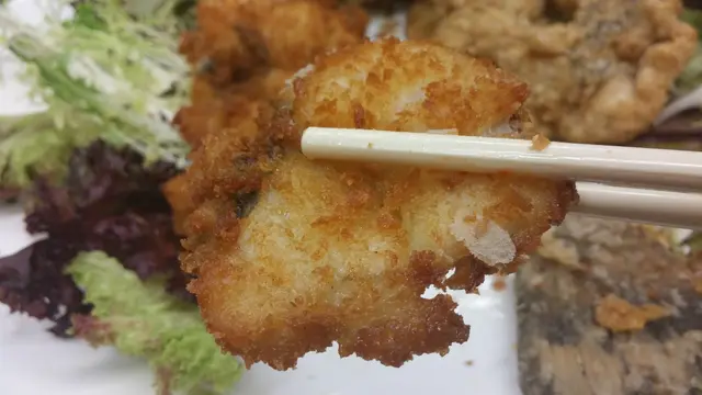 外層香脆可口，完全沒有軟化的跡象