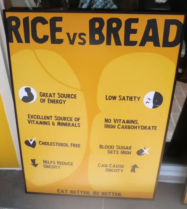 飯堡的好處，對比漢堡包的壞處！