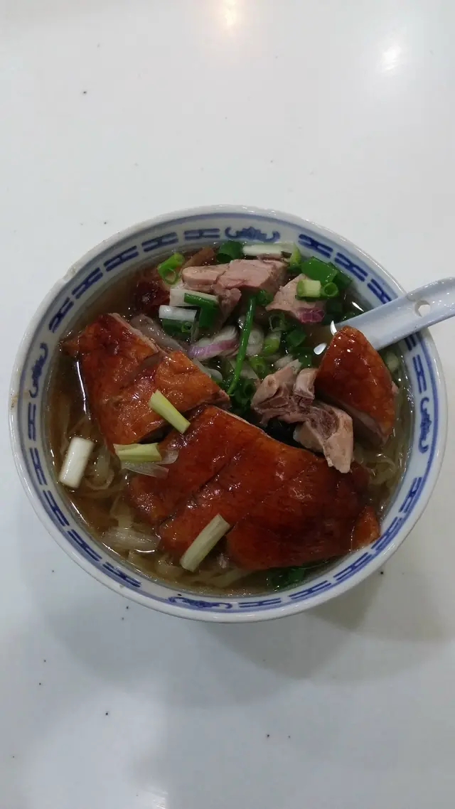 燒鴨份量不少,一碗看上去都算豐盛的