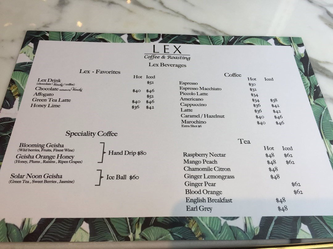 Main Menu Lex Coffee S Photo In Western District Hong Kong Openrice Hong Kong