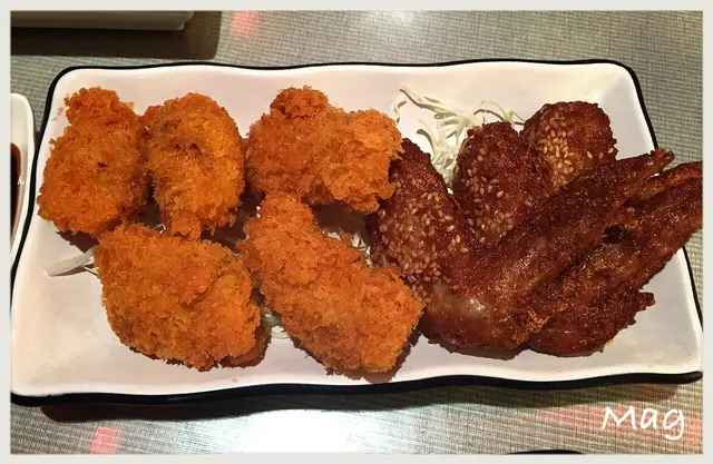 吉列蠔, 芝麻雞翼