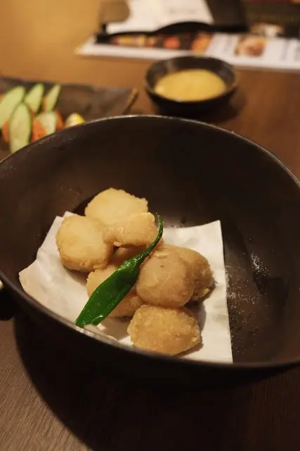 柚子面豉炸芋頭