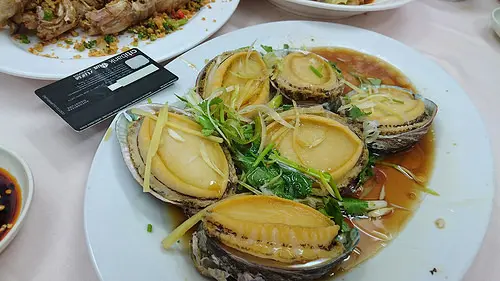 清蒸鮑魚