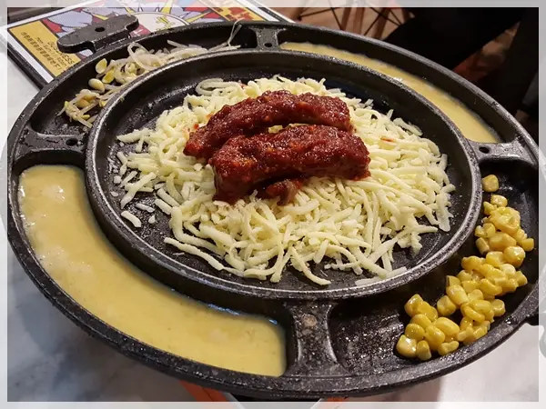 火焰芝士拉豬仔骨