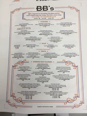 New menu