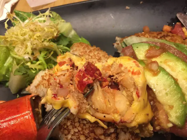 蝦身肉大舊,配上芝士,令人一再回味