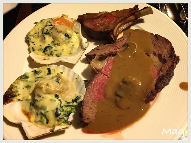 燒牛肉, 羊架, 焗扇貝