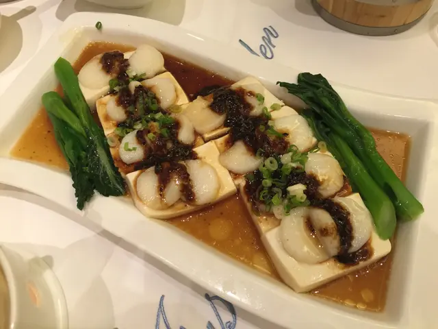 豉汁帶子蒸豆腐