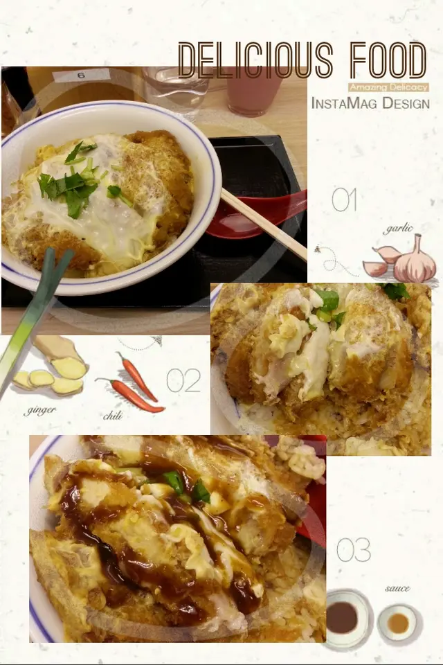 滑蛋吉列豬扒飯