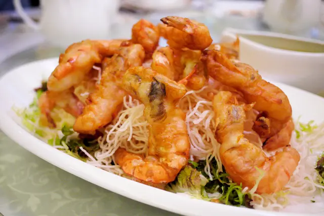 雪山油鹽焗老虎蝦