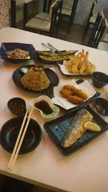 牛油什菇 鹽燒鯖魚