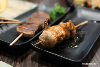 沙茶醬燒深海大墨魚咀串