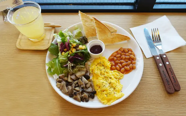 柚屋朝食 no.2 + 熱柚子茶